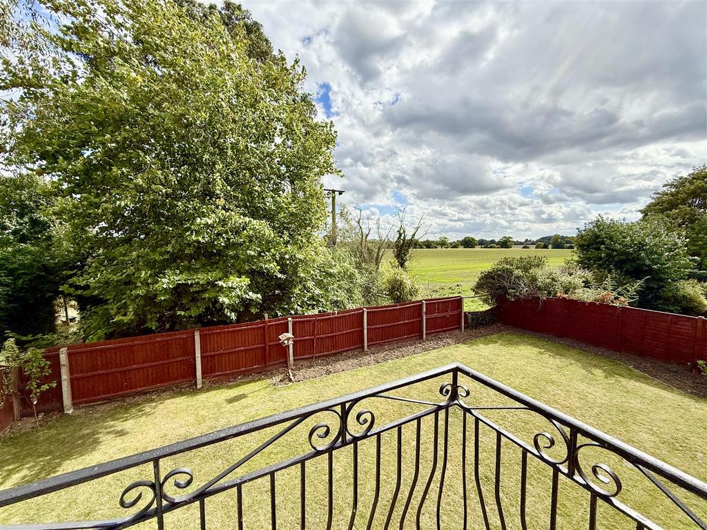Garden and view from balcony