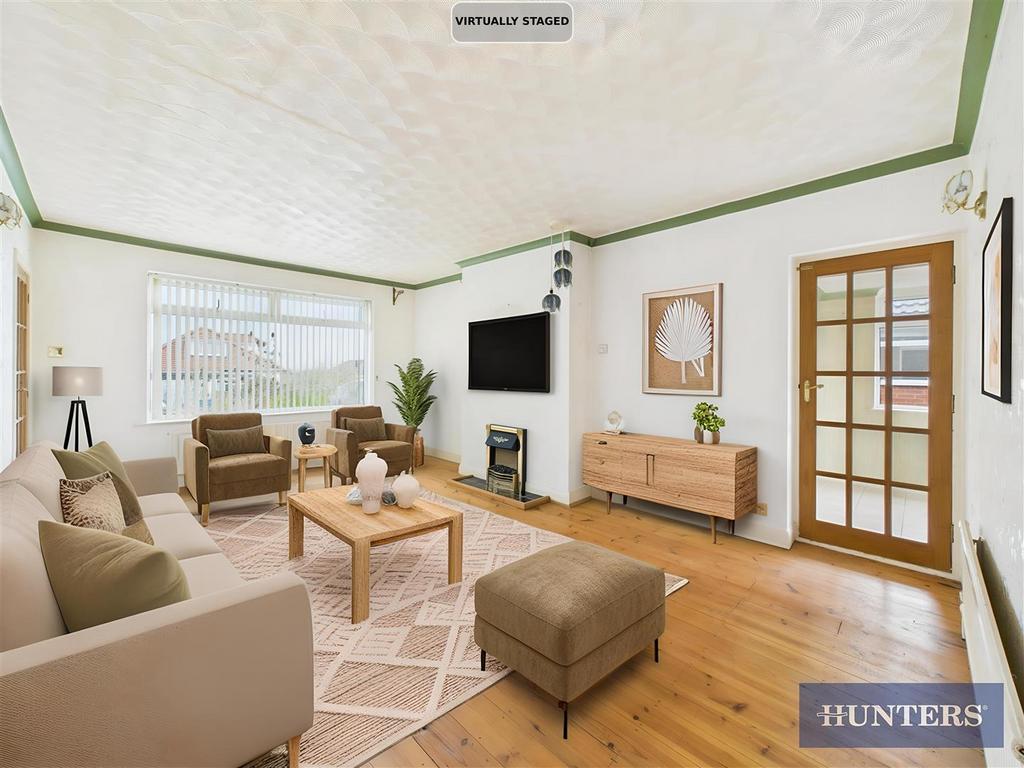 AI Staged Living Room