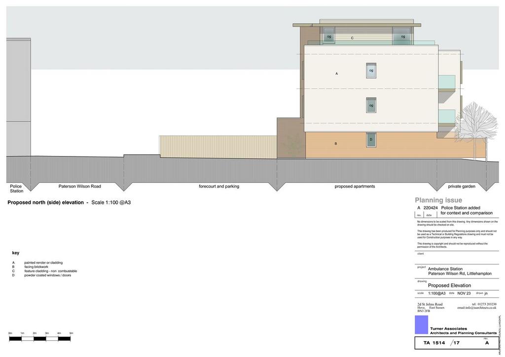 Proposed North Elevation