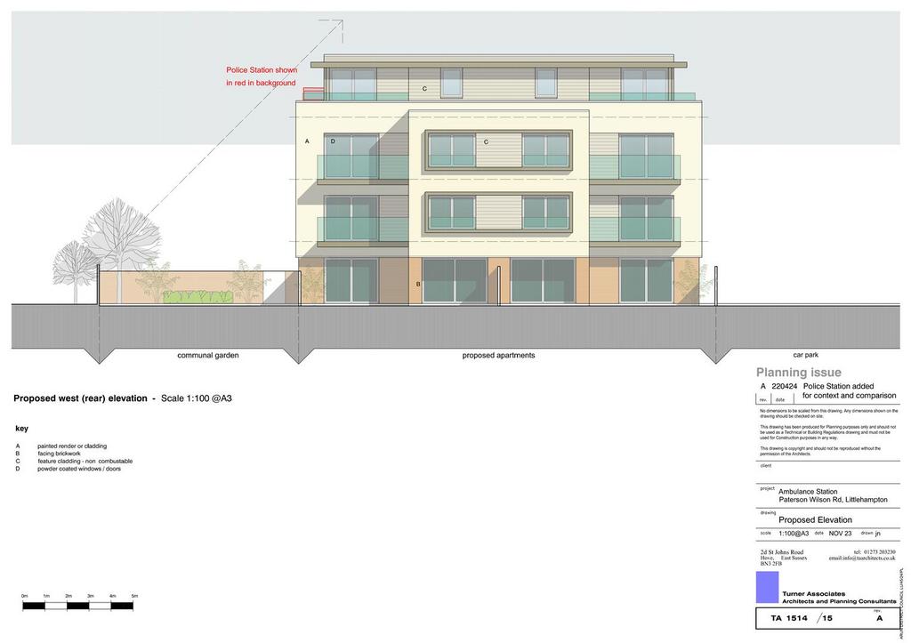 Proposed West Elevation