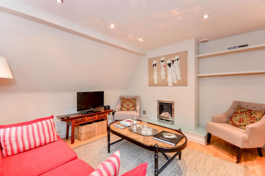 Living room, fireplace
