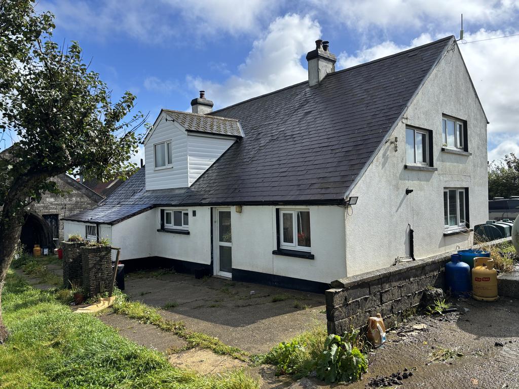 Rear of property