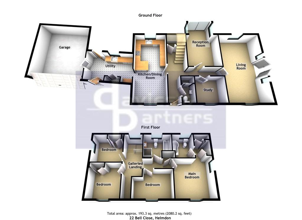22 Bell Close Helmdon 3d