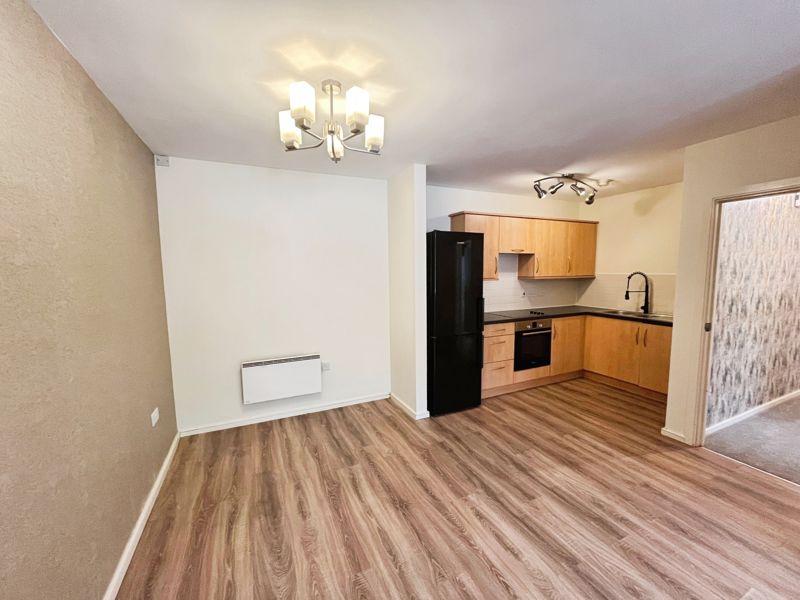 Lounge and kitchen