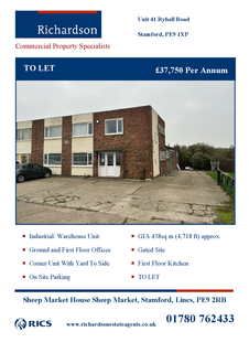 Warehouse to rent, Gwash Way Stamford PE9 1XP