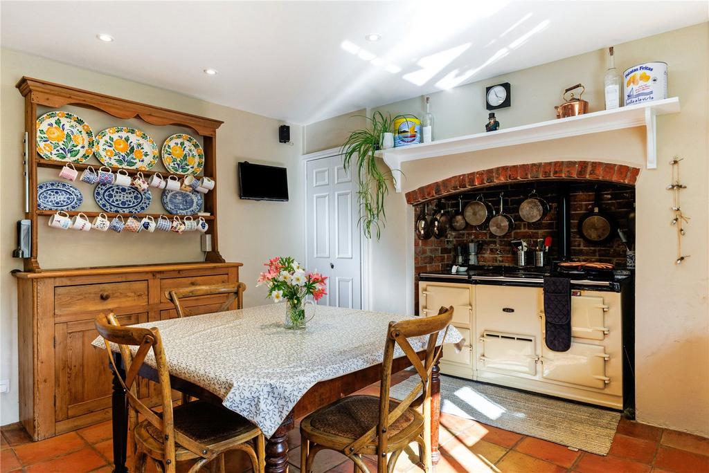 Kitchen with Aga