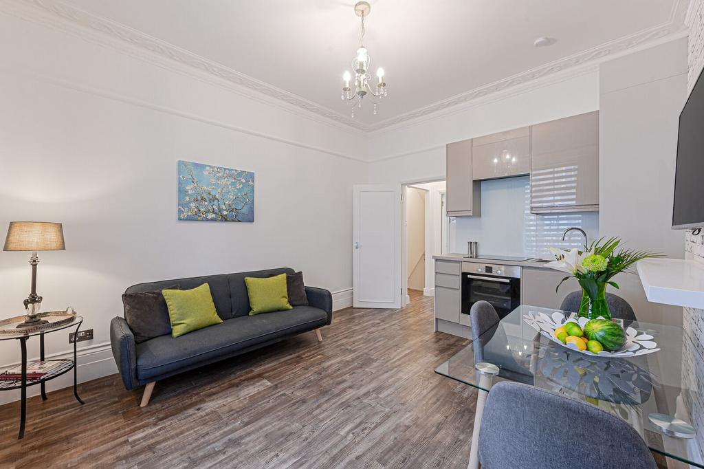 Open-plan living area, open plan living
