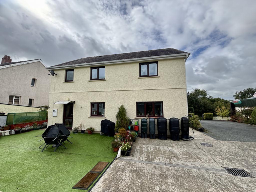 Rear of property