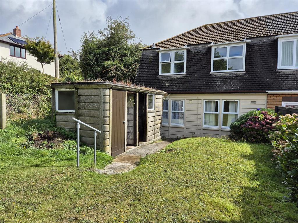 Rear garden and outbuildings