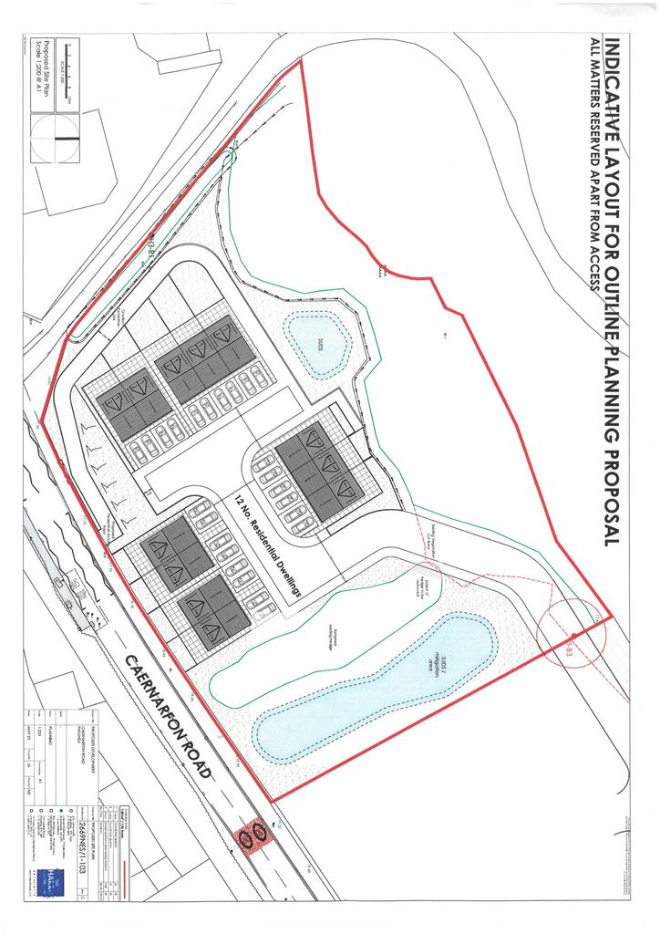 Indictive Layout drawing- Glandon Land