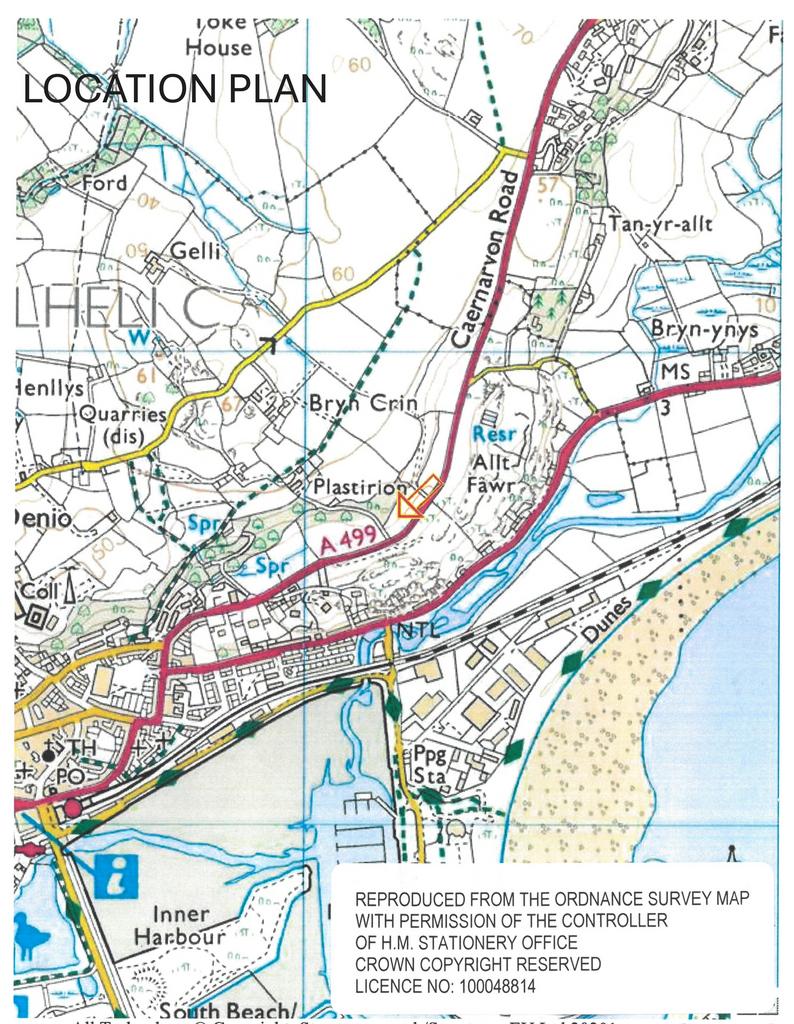 Location Plan -Bryn Crin Land