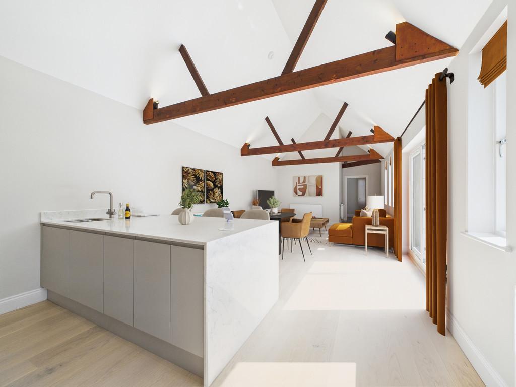 Kitchen to living room