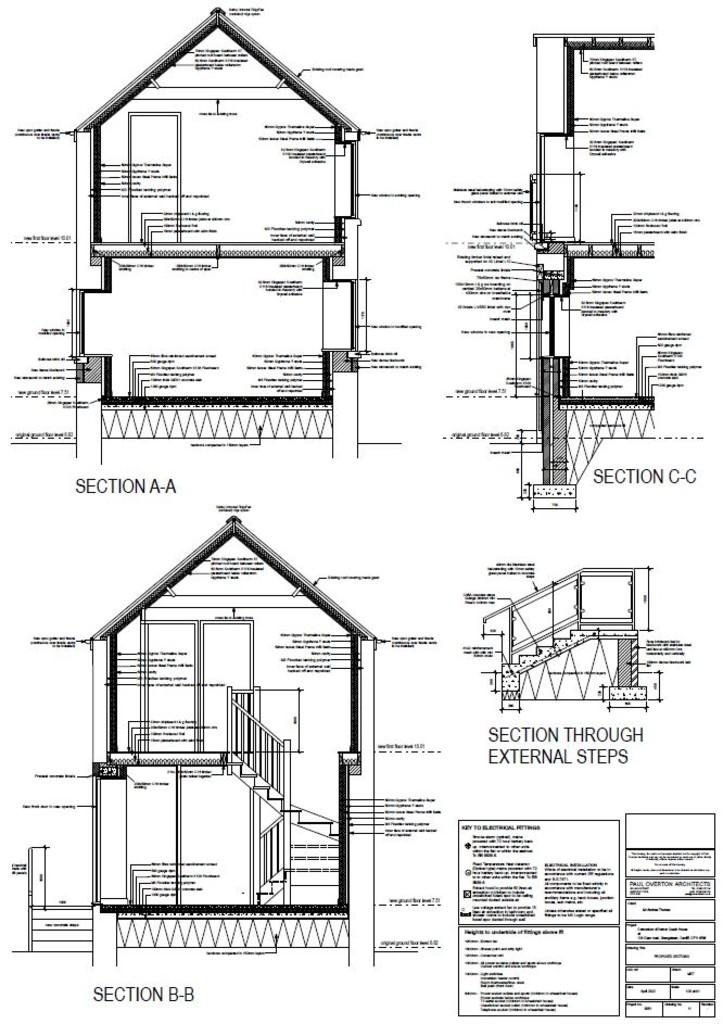Coachhouse Proposed sections