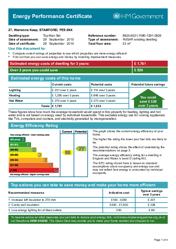 EPC (Contains public sector information licensed under the Open Government Licence v3.0.)