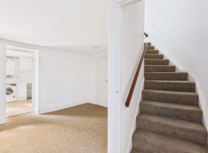 Stairs to first...