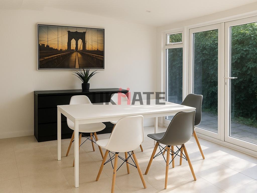 Bright and inviting living area featuring moder...