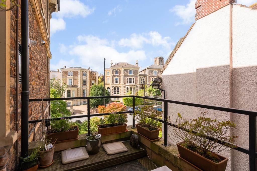 Views over balcony