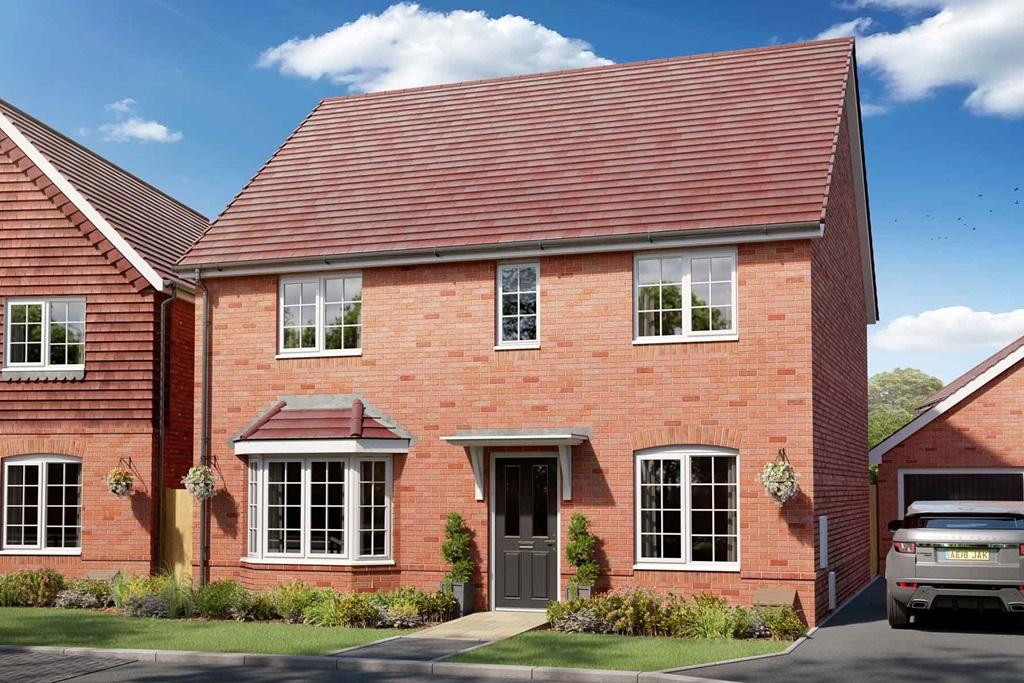 Artist's impression of a typical Manford home