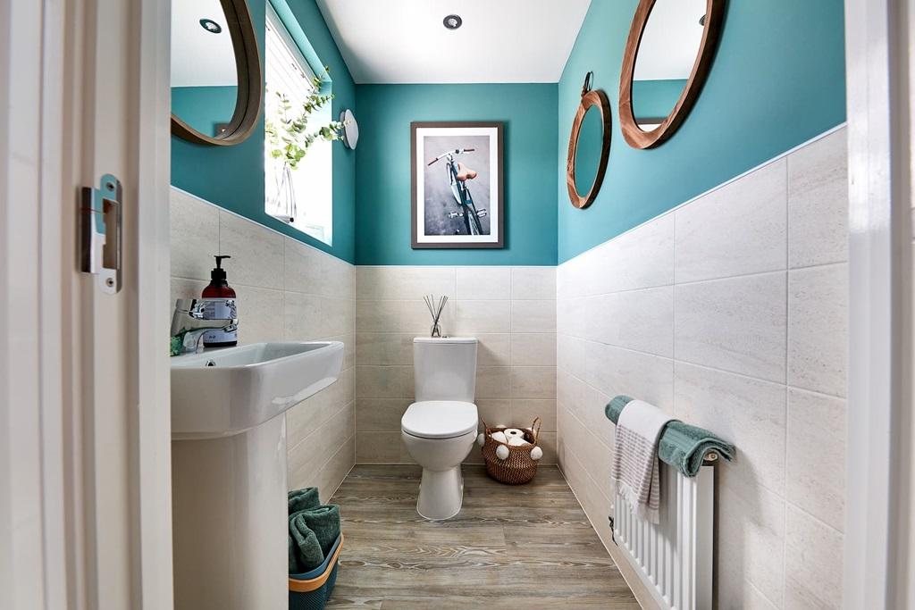 Convenient downstairs cloakroom