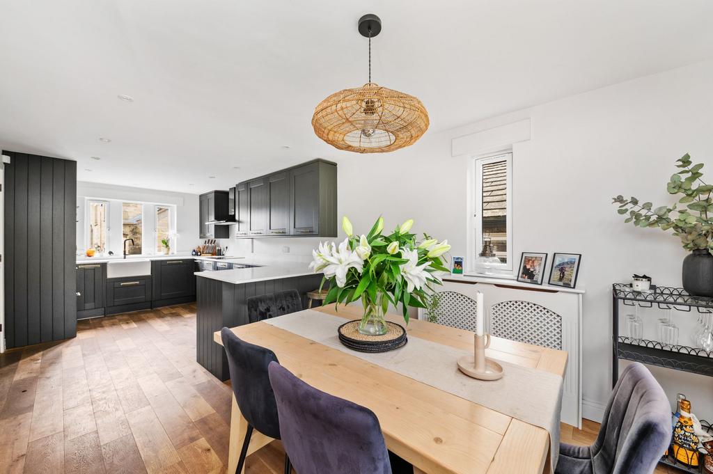 Open plan dining kitchen