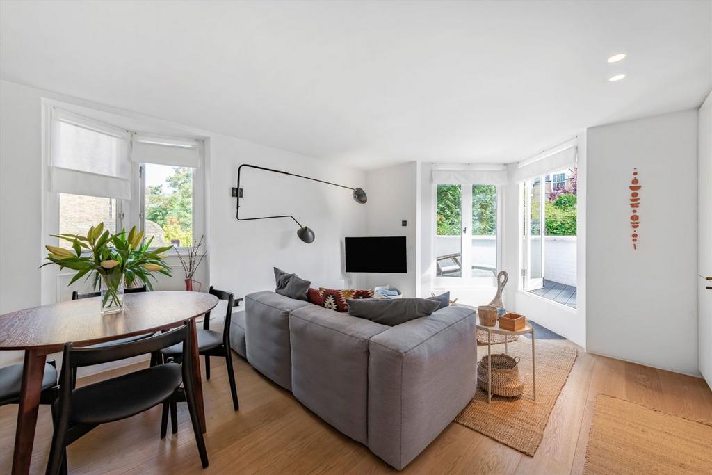 Open-plan living area, open plan living