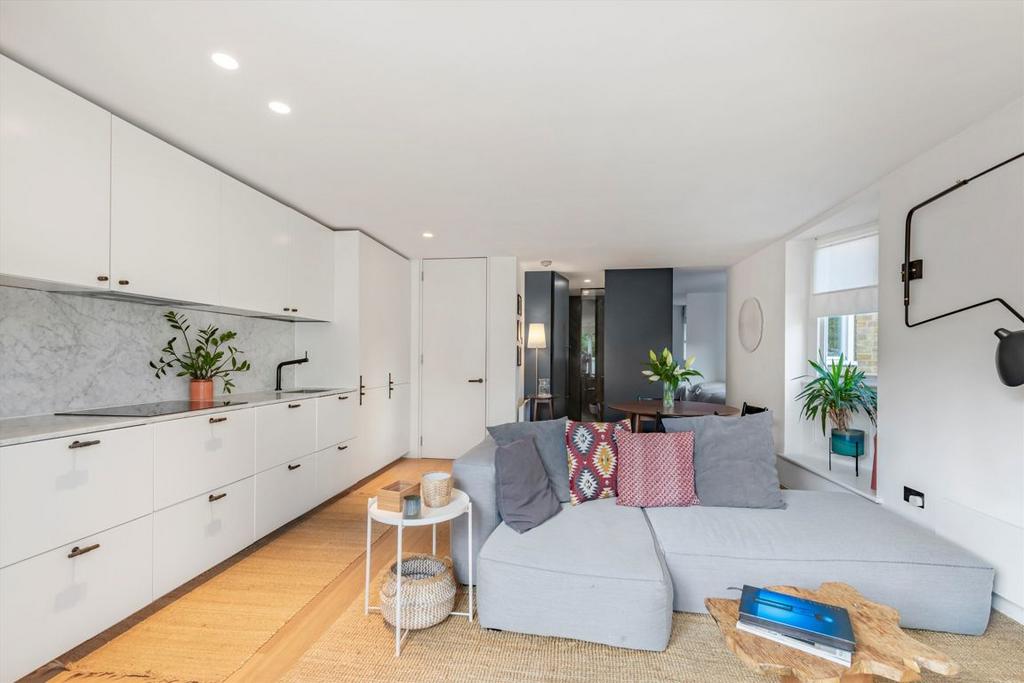 Open-plan living area, open plan living