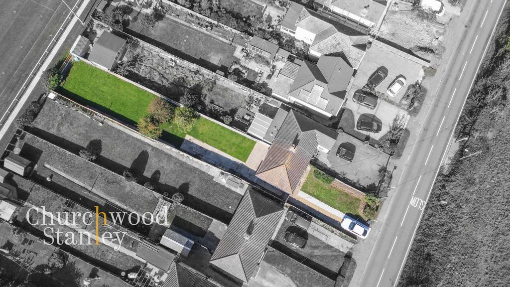 Aerial of plot