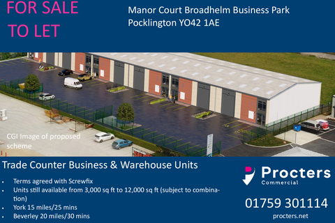 Industrial unit to rent, 6 Hodsow Fields York YO42 4ER