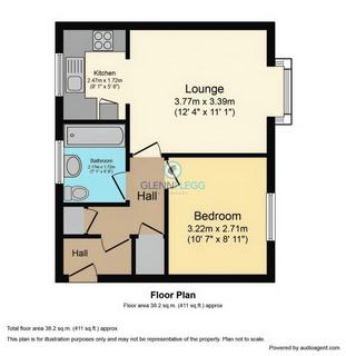 1 bedroom flat to rent, BRUCE CLOSE CIPPENHAM