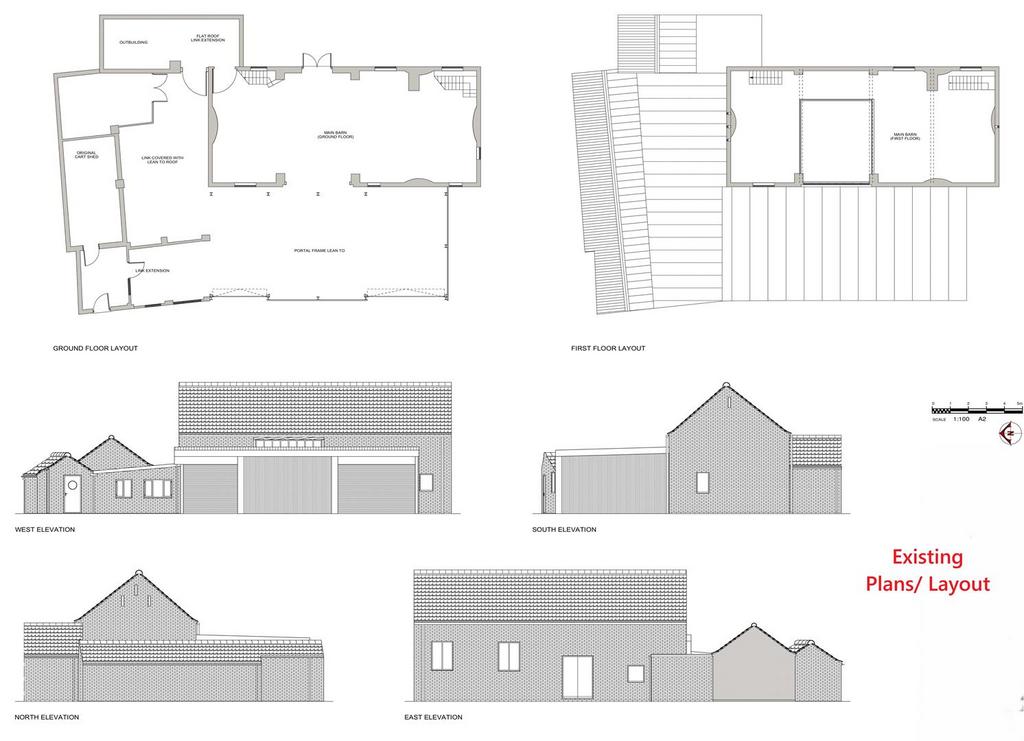 Existing floorplan / elevations