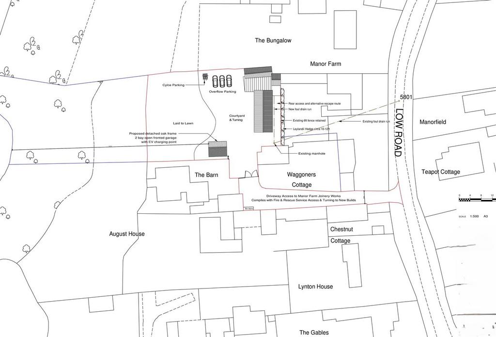 Proposed site plan