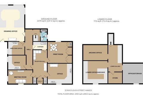 Office to rent, 22 Buccleuch St Hawick TD9 0HW