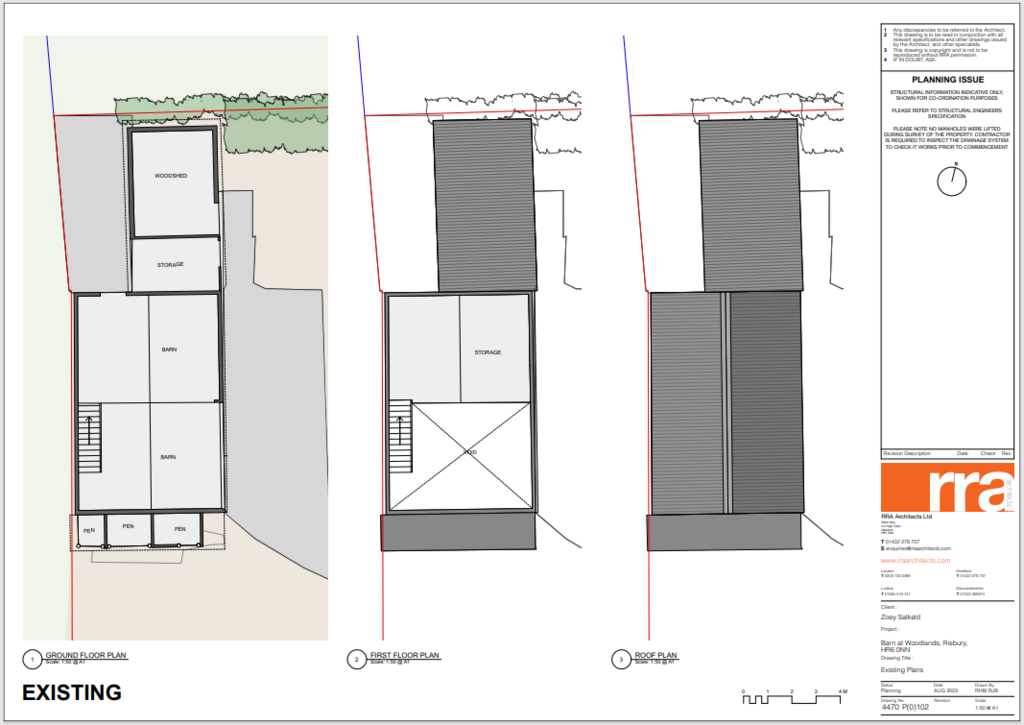 Existing Barn Plan