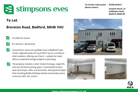 Office to rent, 1 Brereton Rd Bedford MK40 1HU