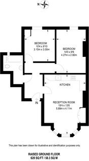 2 bedroom property for sale, Culverden Road, London, SW1