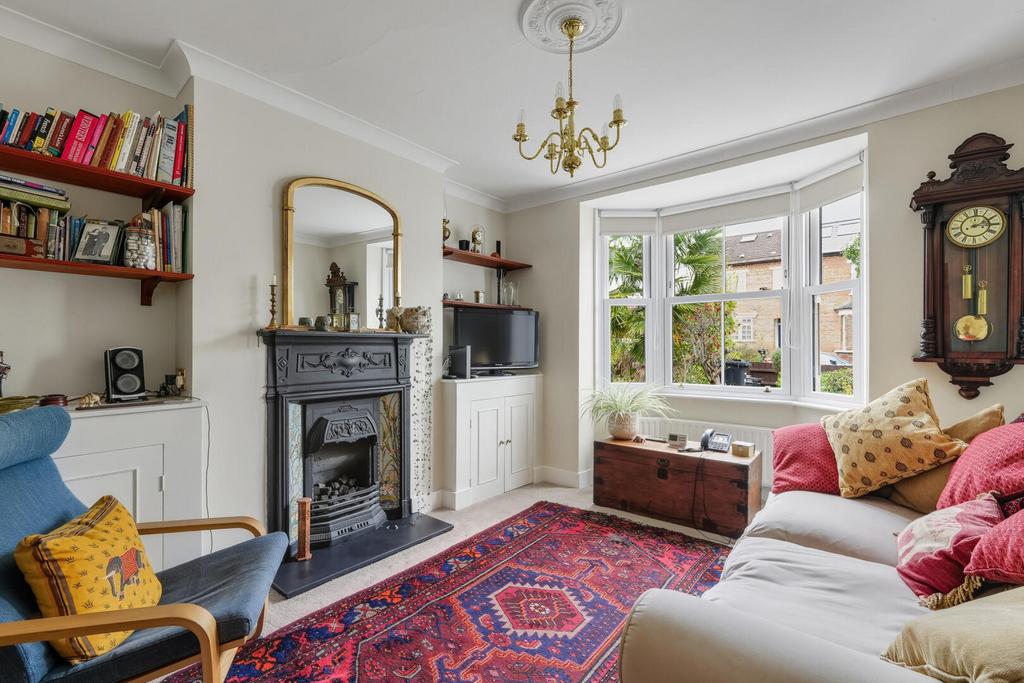 Living room, fireplace