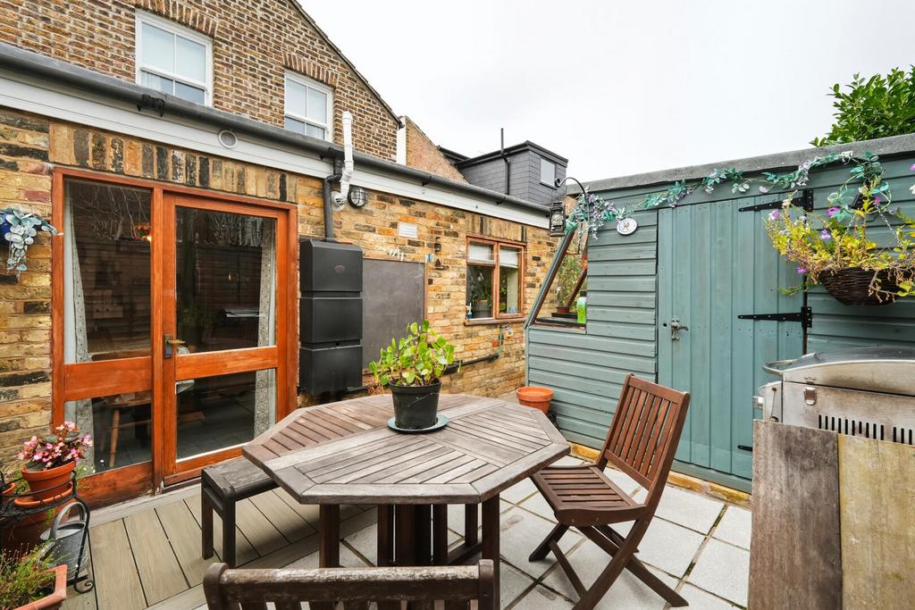 Garden view, out buildings
