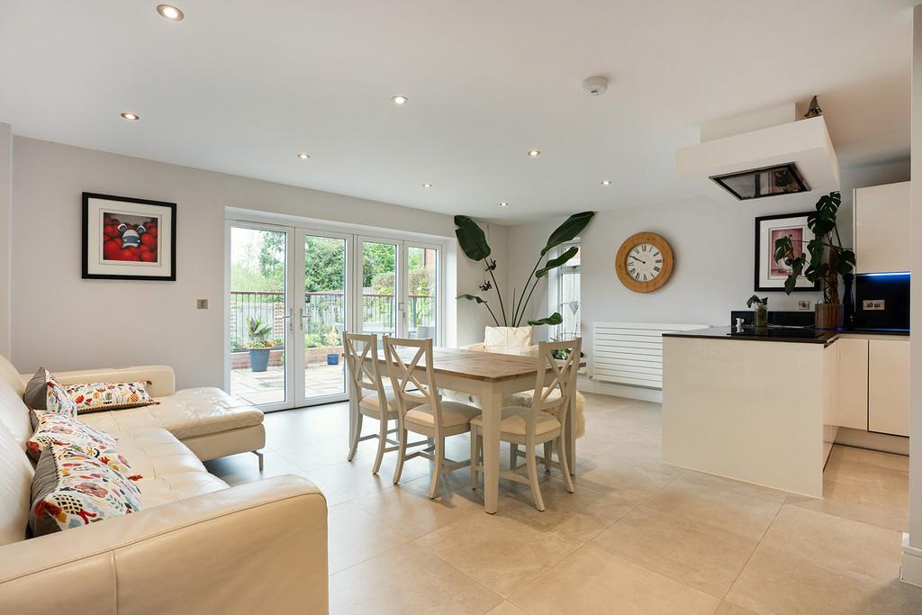 Kitchen dining living room