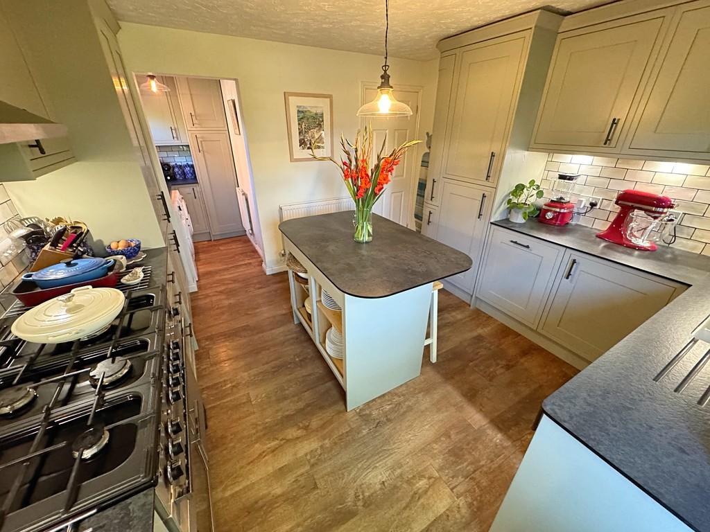 Kitchen from rear door