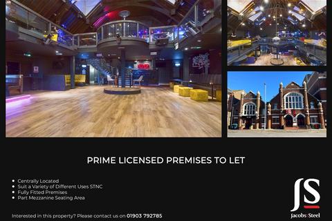 Pub to rent, 10 High St Worthing BN11 1NU