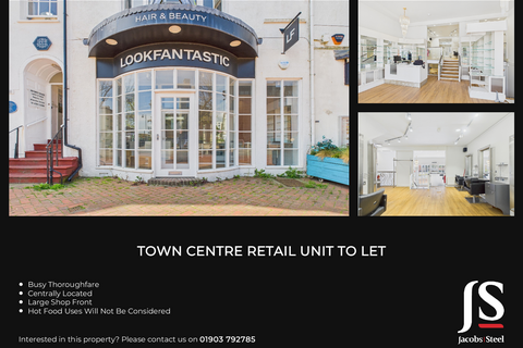 Retail property (high street) to rent, 11 Montague Pl Worthing BN11 3BG