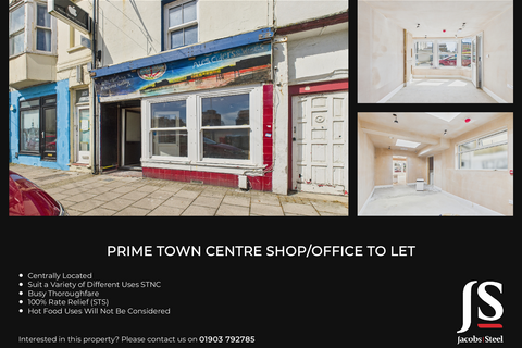 Retail property (high street) to rent, 27 West Buildings Worthing BN11 3BS