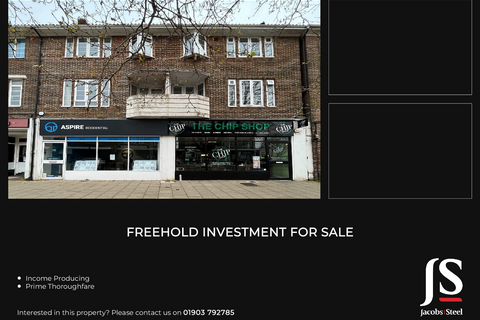 Retail property (high street) for sale, 28-30 Goring Rd Worthing BN12 4AD
