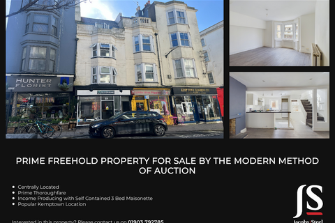 Retail property (high street) for sale, 84 St James St Brighton BN2 1TP