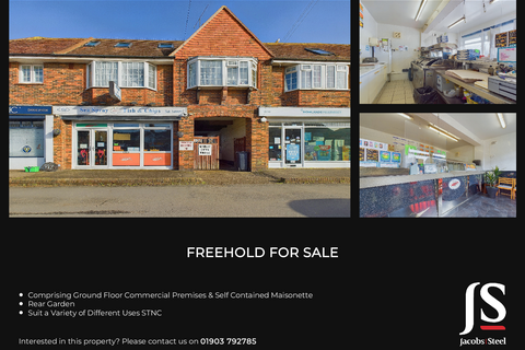 Retail property (high street) for sale, 110-120 Ferring St Worthing BN12 5JP