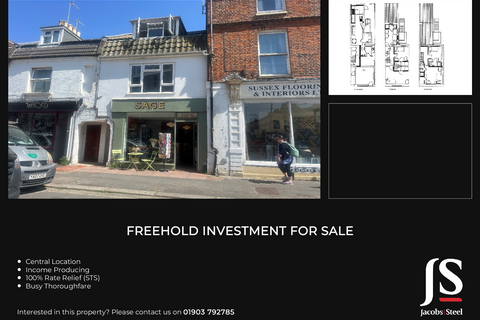 Retail property (high street) for sale, 2 Gratwicke Rd Worthing BN11 4BH