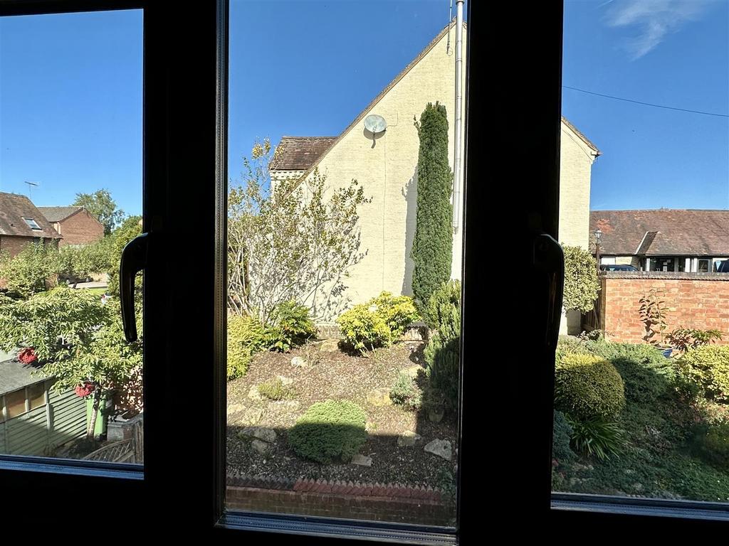 View to rear from bed 1