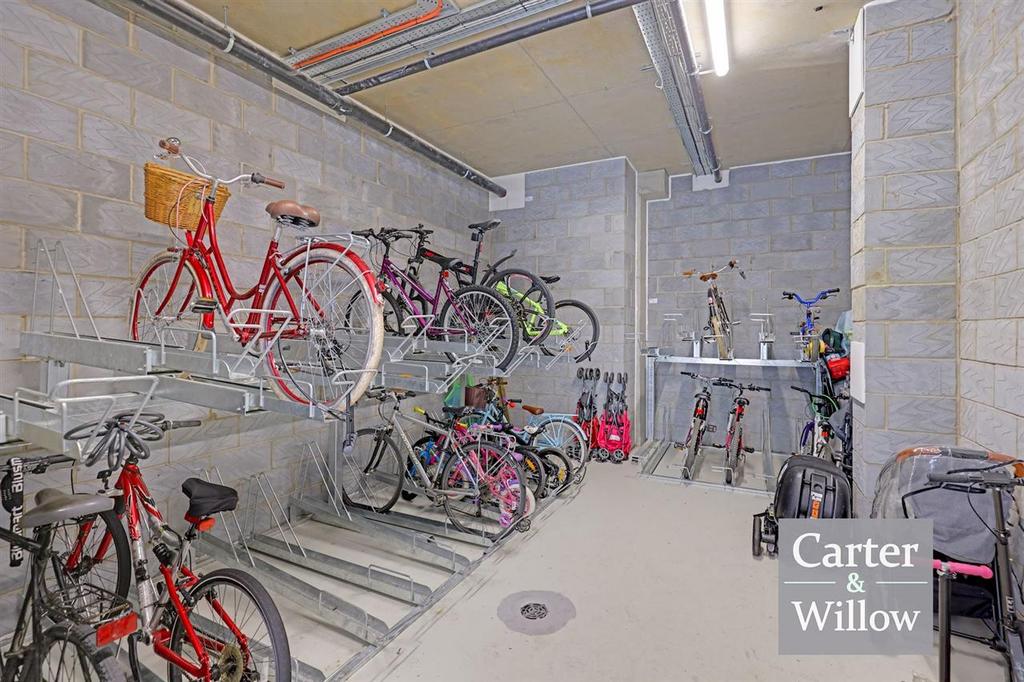 Bike rack room