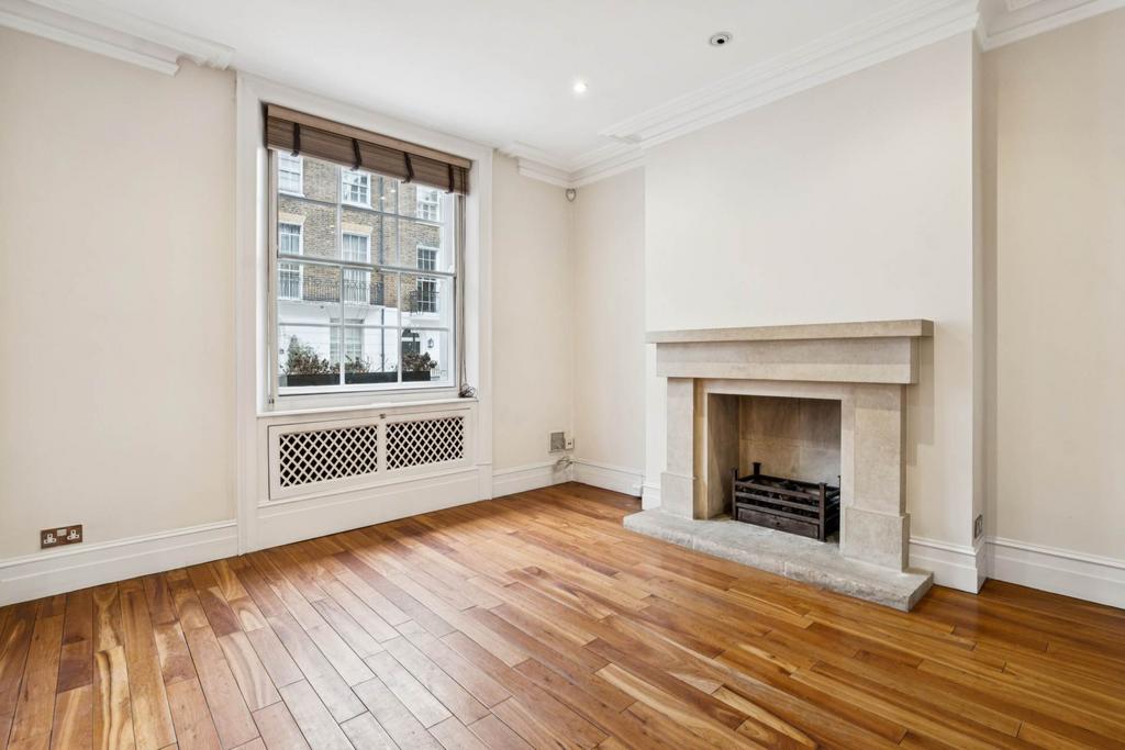 Living room, fireplace