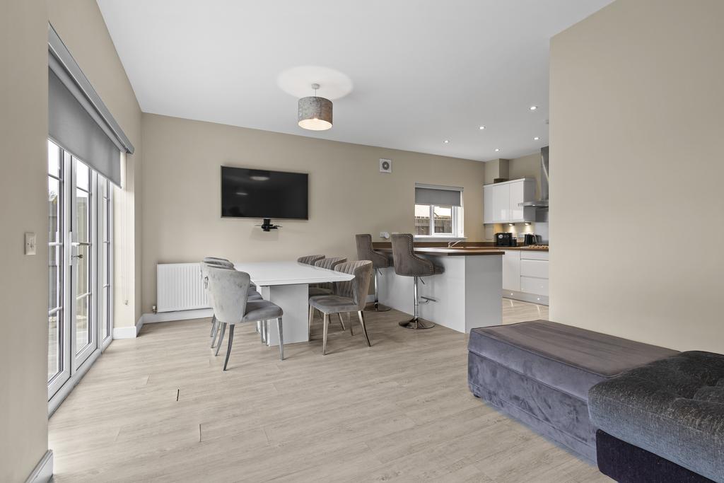 Kitchen family dining area